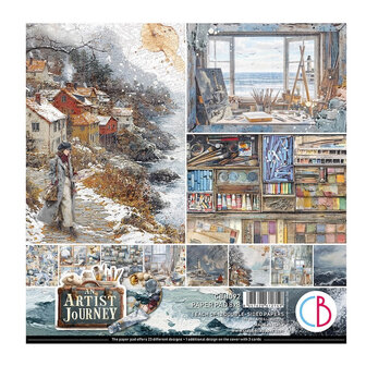 CiaoBella Een Kunstenaarsreis 8x8 paper pad