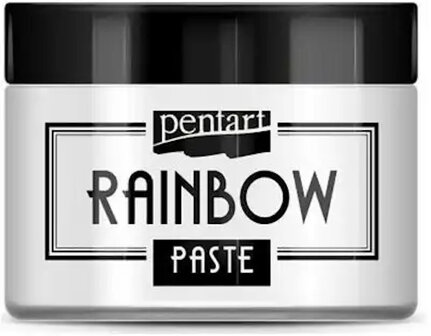 Rainbow Paste van Pentart &ndash; holografische structuurpasta voor creatieve effecten