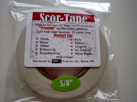 Score Tape 5/8" &ndash; Dubbelzijdige tape van Score Pal