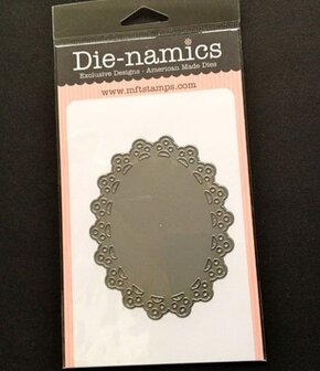Die-namics Oval Dainty Doily