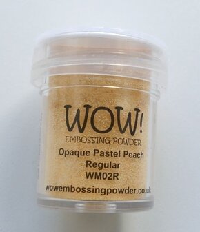 Embossing Powder Pastel Peach WM02R