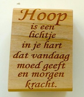Hoop is een lichtje