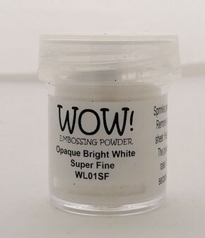 WOW! Embossing Powder Opaque Bright White WL01SF