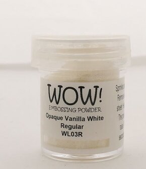 WOW! Embossing Powder Vanilla White WL03R