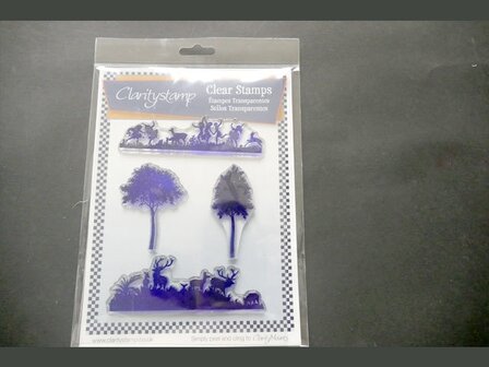 Clarity stamp MEADOW DANCE &amp; DEERSCAPE SET