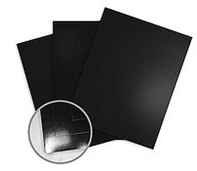Clarity Cards A 5 BLACK gloss (PACK OF 25)