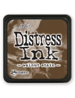 Ranger Distress Mini Ink Pad Walnut Stain