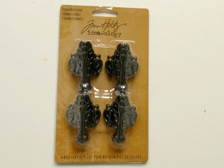 Tim Holtz Box Feet Antique Nickel
