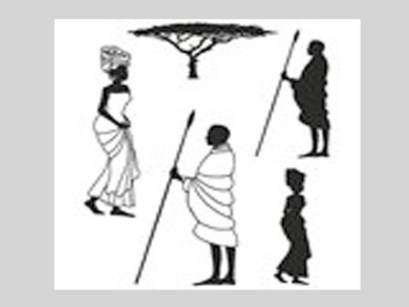 Clarity stamp AFRICAN + MASK UNMOUNTED CLEAR STAMP SET