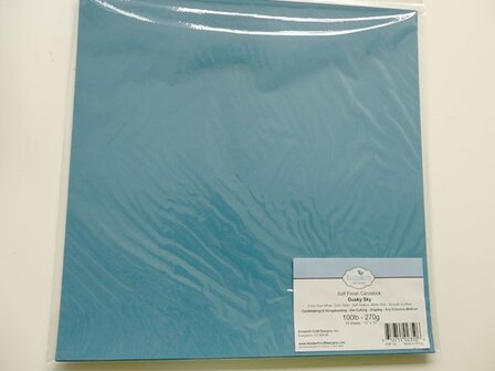 Elizabeth craft cardstock soft finish Time for Teal