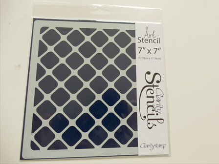 Clarity stencil lattice 7"x7"