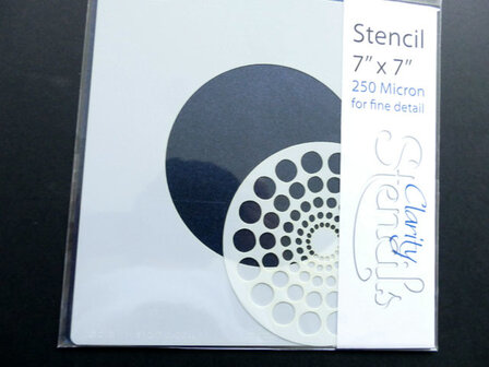 Clarity Stencil &ndash; Circle Dots (7x7)
