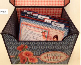 Photo/Recipe Box with Stand Kit