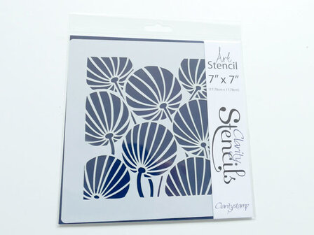 Clarity Stencil &ndash; Chinese Lanterns (7x7")