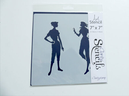 Clarity Stencil &ndash; Elegant Ladies