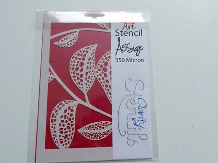 Clarity Stencil &ndash; Leaves (A5)