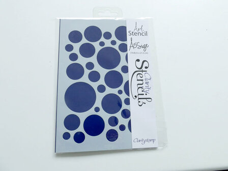 Clarity Stencil &ndash; Bubbles (A5)