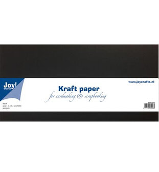 Joy kraft papier zwart