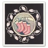 Clarity stencil FAIRY LIGHTS WREATH 7