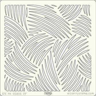 Clarity stencil HAYSTACK 7" X 7"