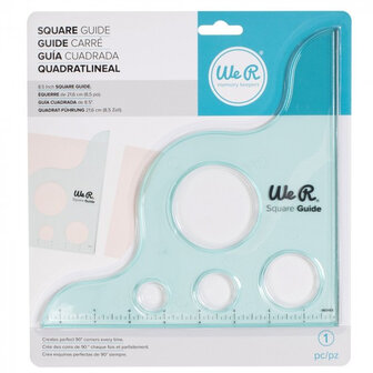 WeR memory keepers square guide ruler