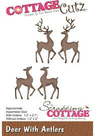 Cottage Cutz snijmal Deer with Antlers