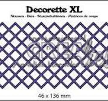 Crealies snijmal vierkant diagonaal
