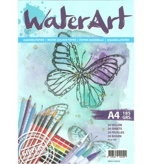 Water Art watercolour paper A4 185 grams