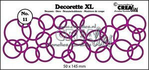 Crealies in elkaar grijpende cirkels snijmal