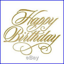 Couture Creation hof foil stamp happy birthday
