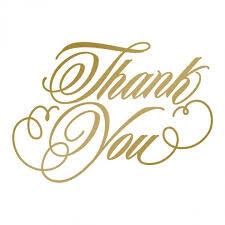 Couture Creation Hot foil stamp thank you