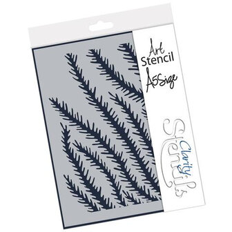 Clarity Stencil &ndash; Pine Needle (A5)