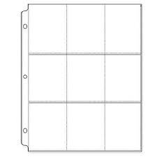 9 vaks insteekhoezen - Mini beschermhoezen voor 3-rings albums