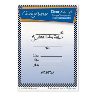 Clarity stamp ATC STAMP UNMOUNTED CLEAR STAMP 4