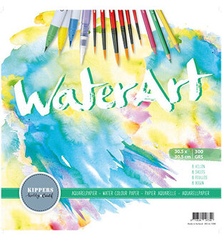 WaterArt Aquarelpapier 30,5x30,5 cm &ndash; 300 g/m&sup2;