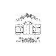 Heartfelt Creations Cottage Window &amp; Hydrangea stempelset