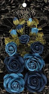 Graphic 45 Bloemen Blauw