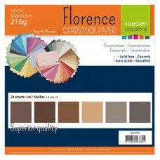 Florence Multipack 12x12" Bruin Cardstock