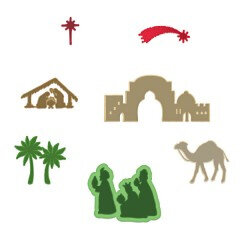 Heartfelt Creations Starry Night Winterscapes snijmal