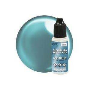 Couture Creations Alcohol Ink Metallic Alloy Ice Blue 12ml