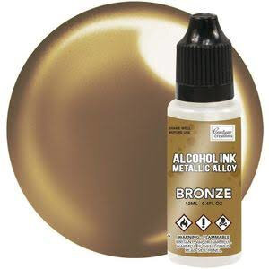 Couture Creations Alcohol Ink Metallic Alloy Bronze 12ml