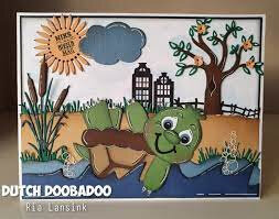 Dutch Doobadoo Stencil - Schildpad