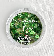 Cr&egrave;me de Menthe Sequins