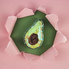 Picket Fence Sequins Avocado