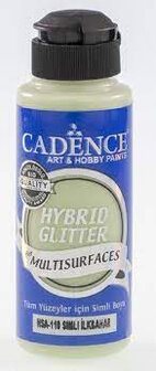 Cadence Hybrid Acrylic &ndash; Glitter Goud-Wit