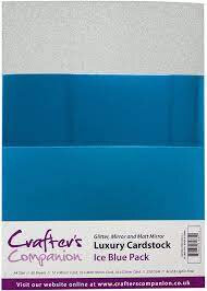 Crafter's Companion Ice Blue Luxury Cardstock A4