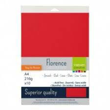 cardstock florence poppy