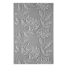 Spellbinders 3 D embossing folder - Beautiful Blooms