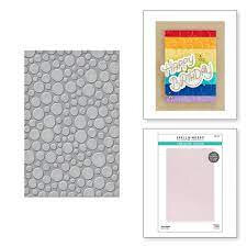 Spellbinder embossing folder party spots