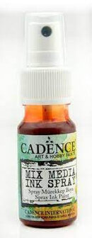 Cadence Mix Media Ink Spray &ndash; Donker Oranje (25 ml)